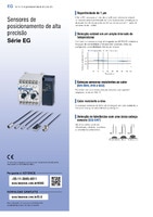 Série EG Sensor de posicionamento de alta precisão Catálogo