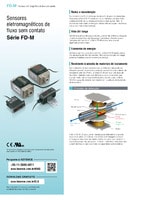 Série FD-M Novo sensor de fluxo com tecnologia de fluxo livre Catálogo