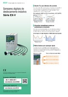 Série EX-V Sensor digital de deslocamento indutivo Catálogo