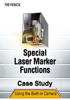 Funções especiais do marcador a laser, Estudo de casos [Com câmera integrada]
