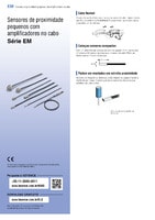 Série EM Sensor de proximidade pequeno de amplificador em cabo Catálogo