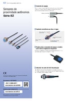 Série EZ Sensores de proximidade amplificador autônomo com três fios Catálogo