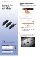 Série FS-V30 Sensores de fibra óptica digitais Catálogo