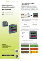 Série KV-P CLP montado em painel com funções de visor integrado Catálogo