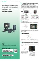 Série LT-9000 Medidor confocal de deslocamento a laser de varredura de superfície Catálogo