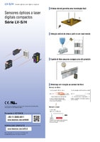 LV-S/H Sensores ópticos laser digitais ultracompactos Catálogo