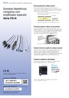 Série PS-N Sensor fotoelétrico digital Catálogo