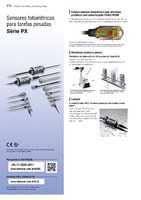Série PX Sensor fotoelétrico para trabalhos pesados Catálogo