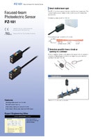 Série PZ-101 Sensores fotoelétricos com amplificador integrado Catálogo