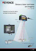 Série IX Sensor a laser com base em imagen Catalogo