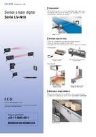 Série LV-N Sensor a laser digital Catálogo