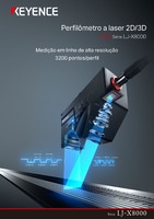 Série LJ-X8000 Perfilômetro a laser 2D/3D Catalogo