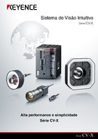 Série CV-X Sistema de Visão Intuitivo Catalogo