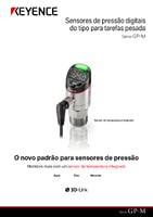 Série GP-M Sensores de pressão digitais do tipo para tarefas pesada Catálogo