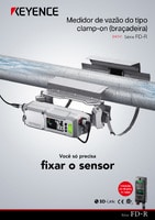 Série FD-R Medidor de vazão do tipo clamp-on (braçadeira) Catálogo