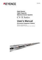 Série CV-X Manual do Usuário Edição de inspeção de conectores (Inglês)