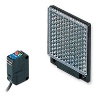 PZ2-61P - Tipo de cabo quadrado reflexivo regressivo, PNP