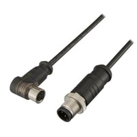 OP-89132 - M8 de 3 pinos Cabo para conector de amplificador integrado/ Cabo para conector de relé do amplificador Com LED (somente PNP) 5 m